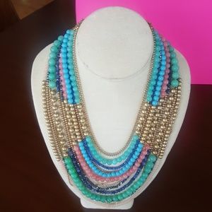 gorgeous beaded bib necklace